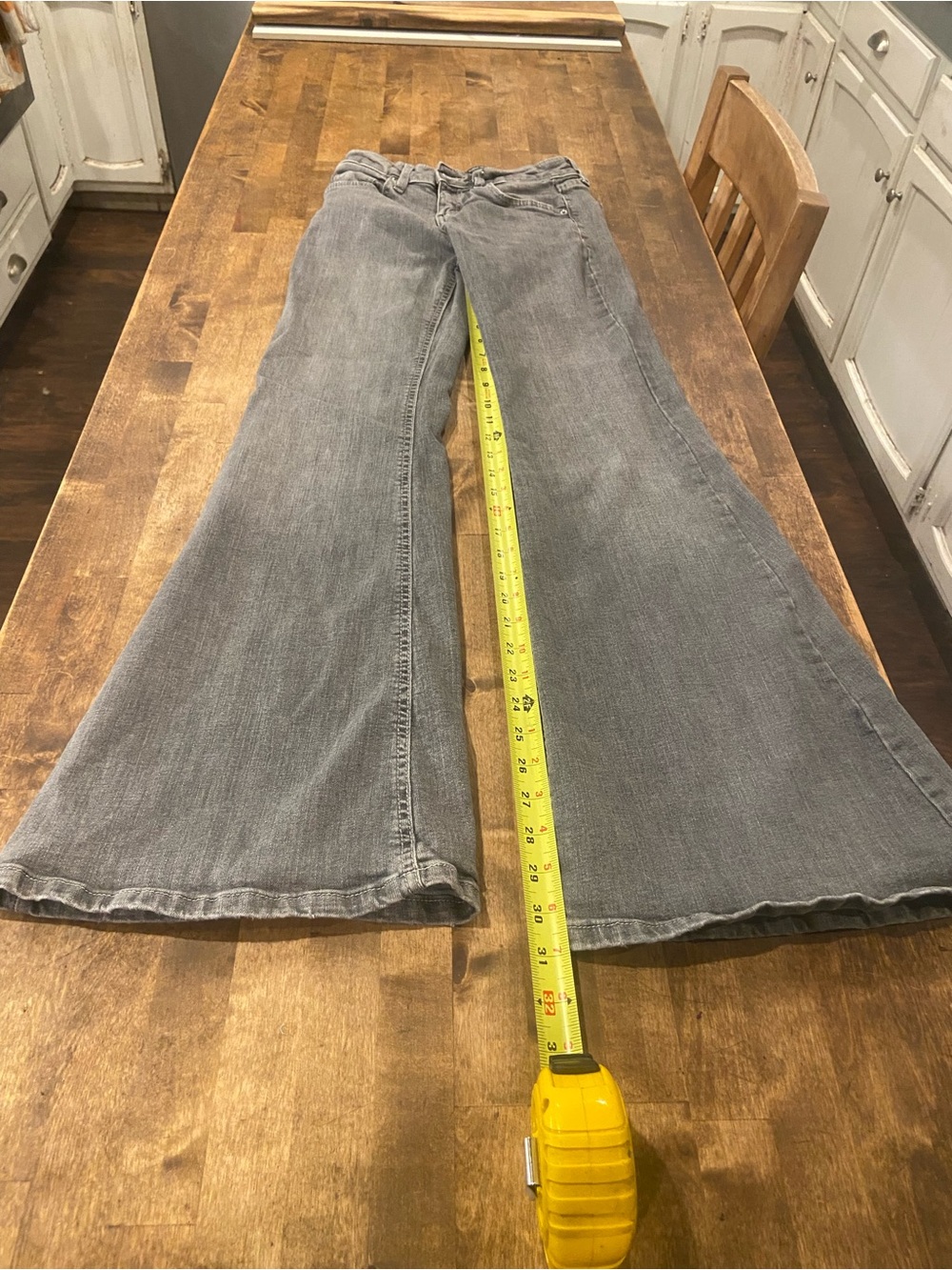 wild fable Gray Flare Jeans - High Rise Wide Leg